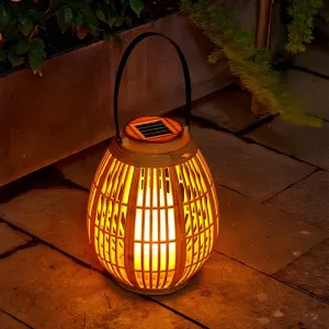 1 Pack Portable Waterproof Solar Lanterns Candle Light Outdoor