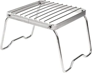 1 PCS Multifunctional Folding Campfire Grill Stainless Steel Camping Grill Outdoor Wood Stove Stand