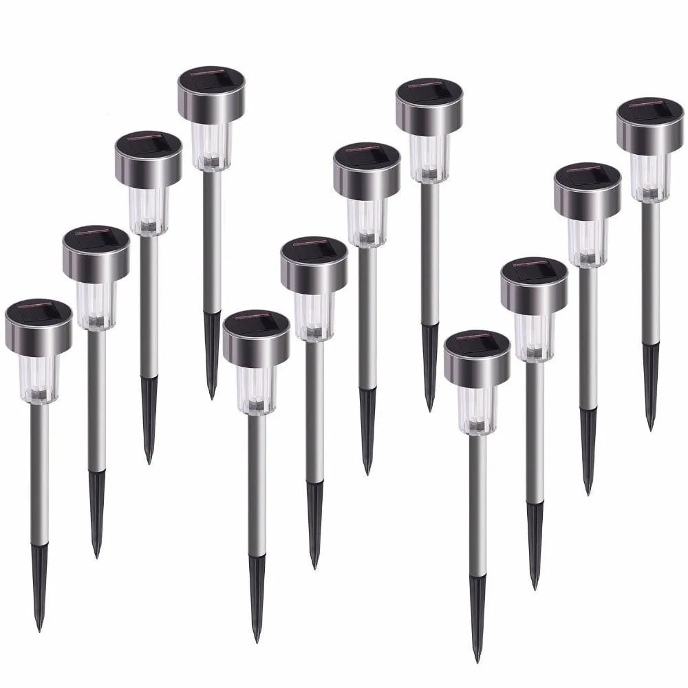 10Pcs Solar Garden Light Outdoor Solar Power Lantern Waterpoof Landscape Decoration Lighting