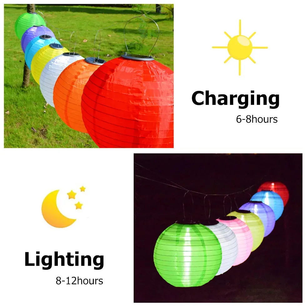 12-Inch Solar Garden Lantern Light