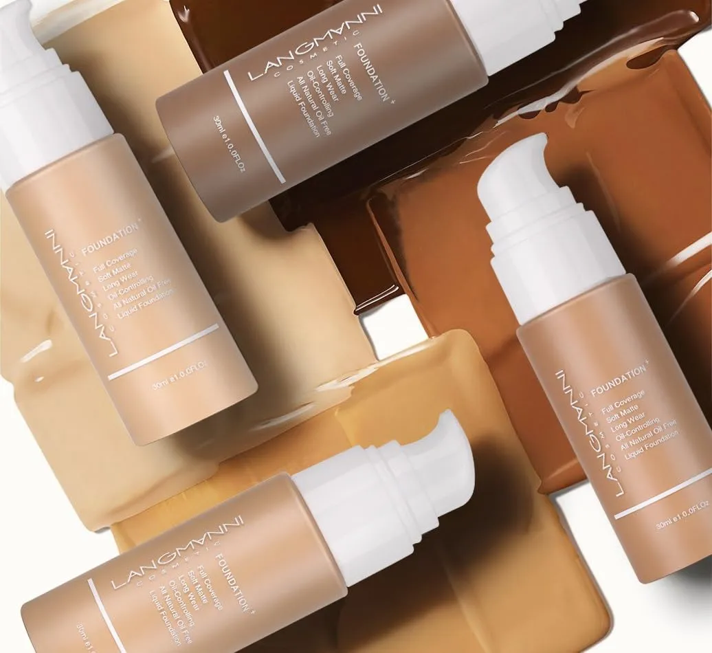 13 Colors Liquid Foundation Matte Oil Control BB Cream Concealer Waterproof and Sweat Resistant Long Lasting (06Natural Beige, liquid foundation)