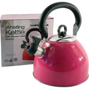2.5 Litre Whistling Kettle - Pink
