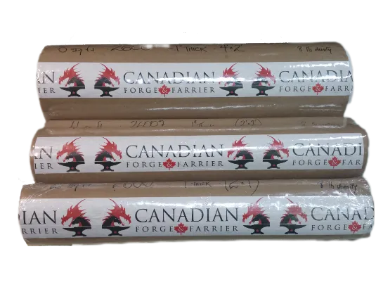 2" Thick 2300°F Refractory Wool Forge Liner (8#)