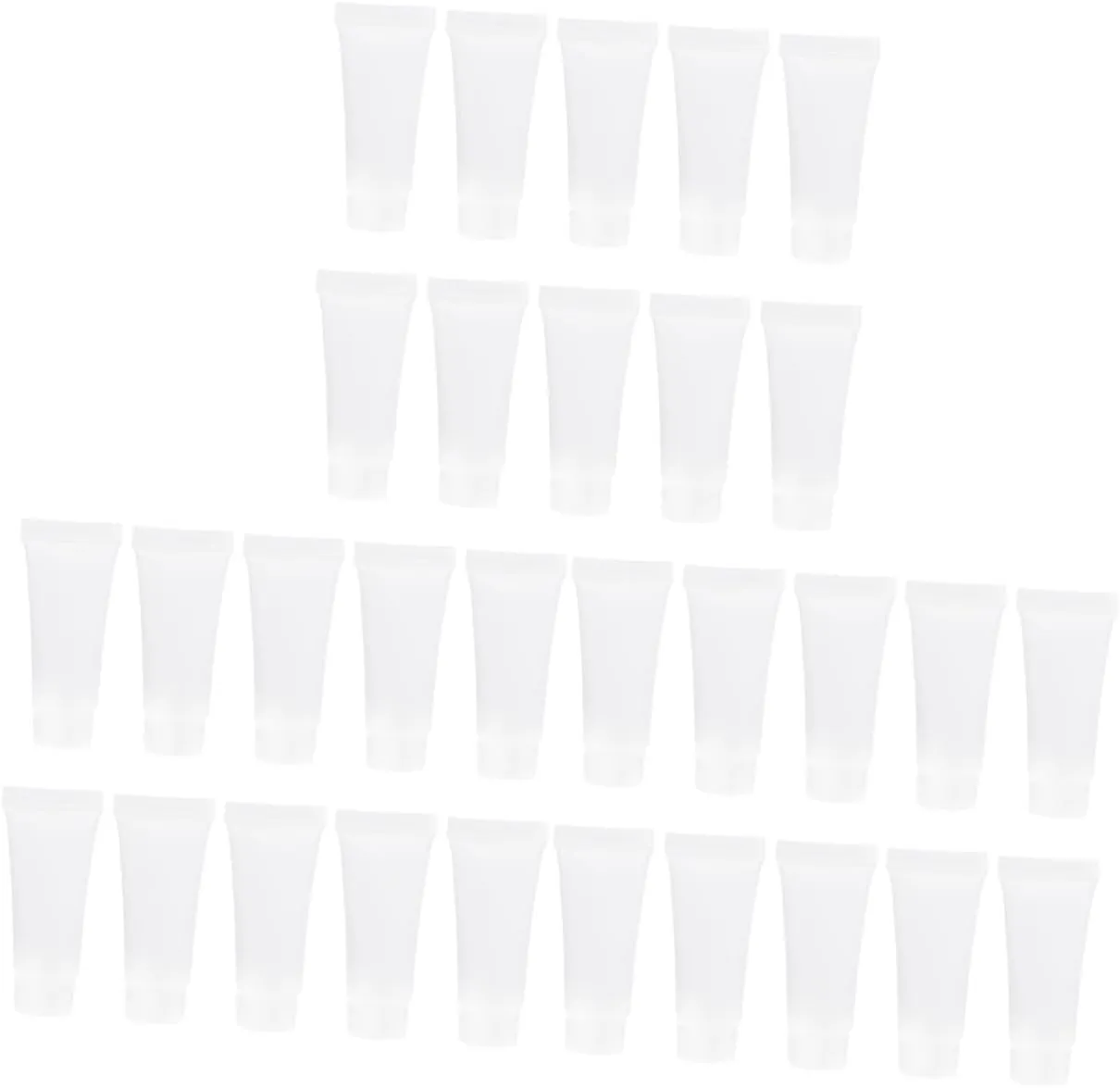 3sets Bottles for Shampoo Soap Travel Container Squeezable Travel Tube Conditioner Carrying Bottle Sample Lotion Tubes Clear Lip Gloss Liquid Makeup Hand Soap Travel Bottles 30pcs*3