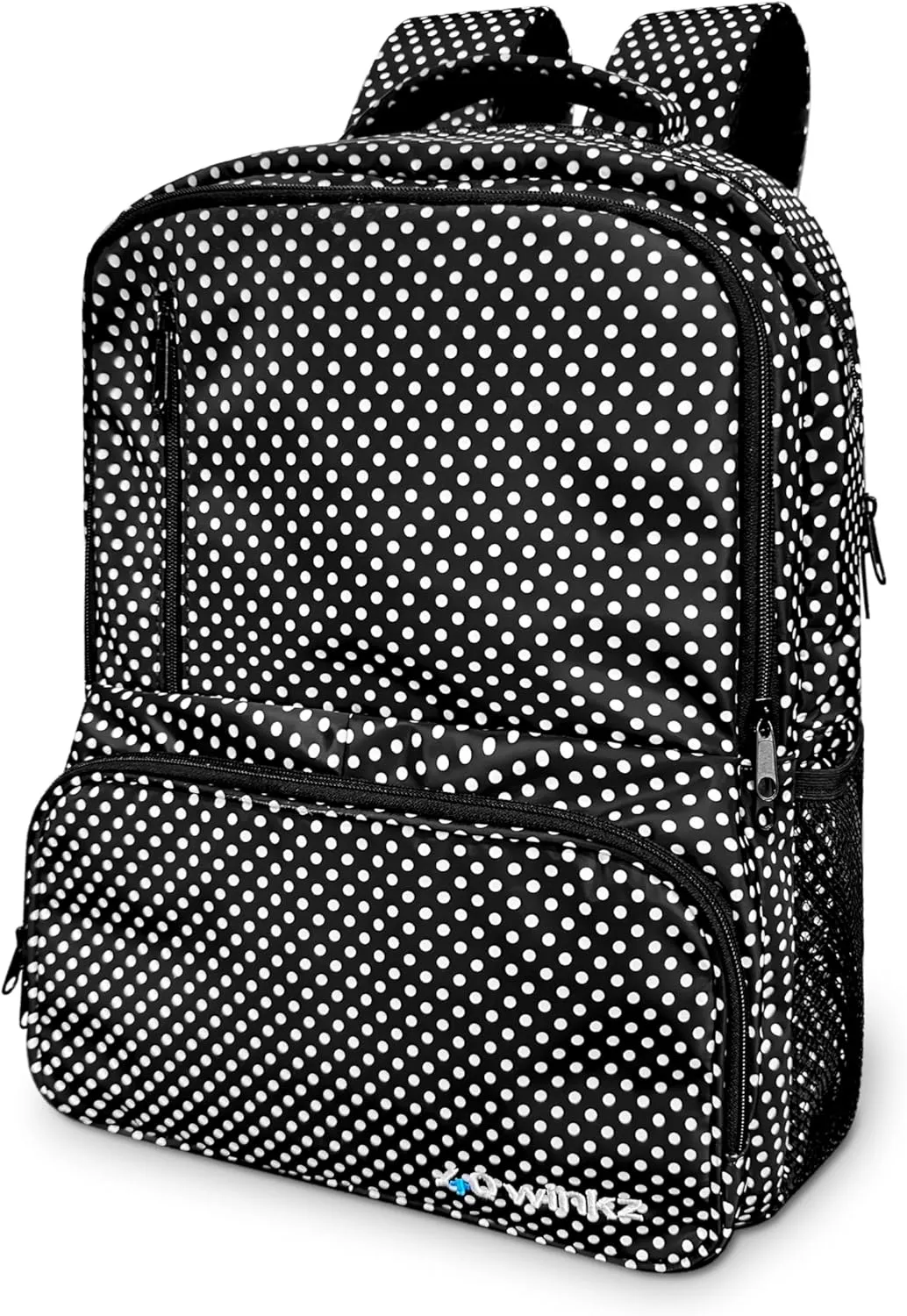 40Winkz USA CPAP Backpack Lightweight Travel Backpack for CPAP Machine Compatible with Resmed Airsense 10, Airsense 11, Respironics Dreamstation & More. (polka dot)