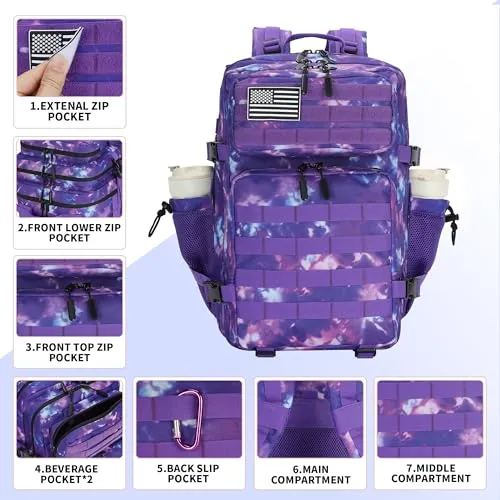 45L Tactical Assault Backpack 3 day assault pack with Molle