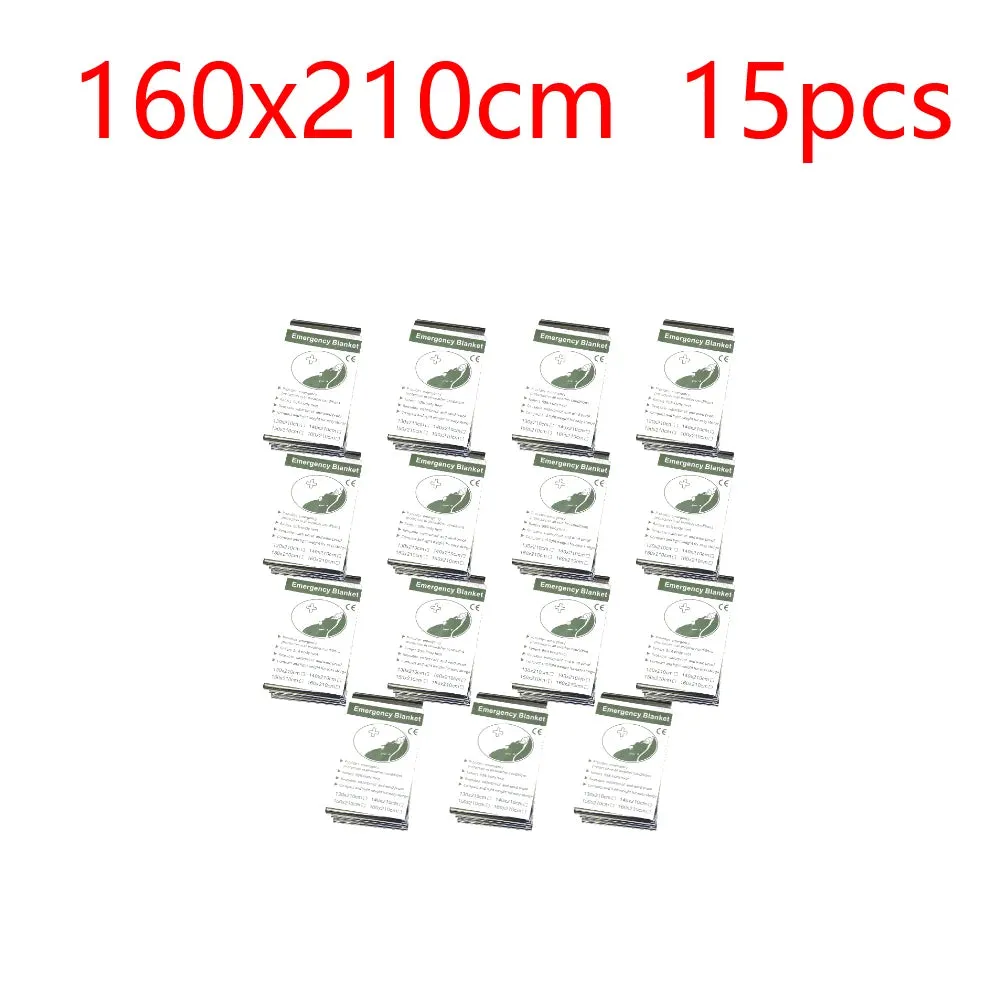 5-20PCS Emergency Thermal Blankets Waterproof & Windproof for Survival & First Aid