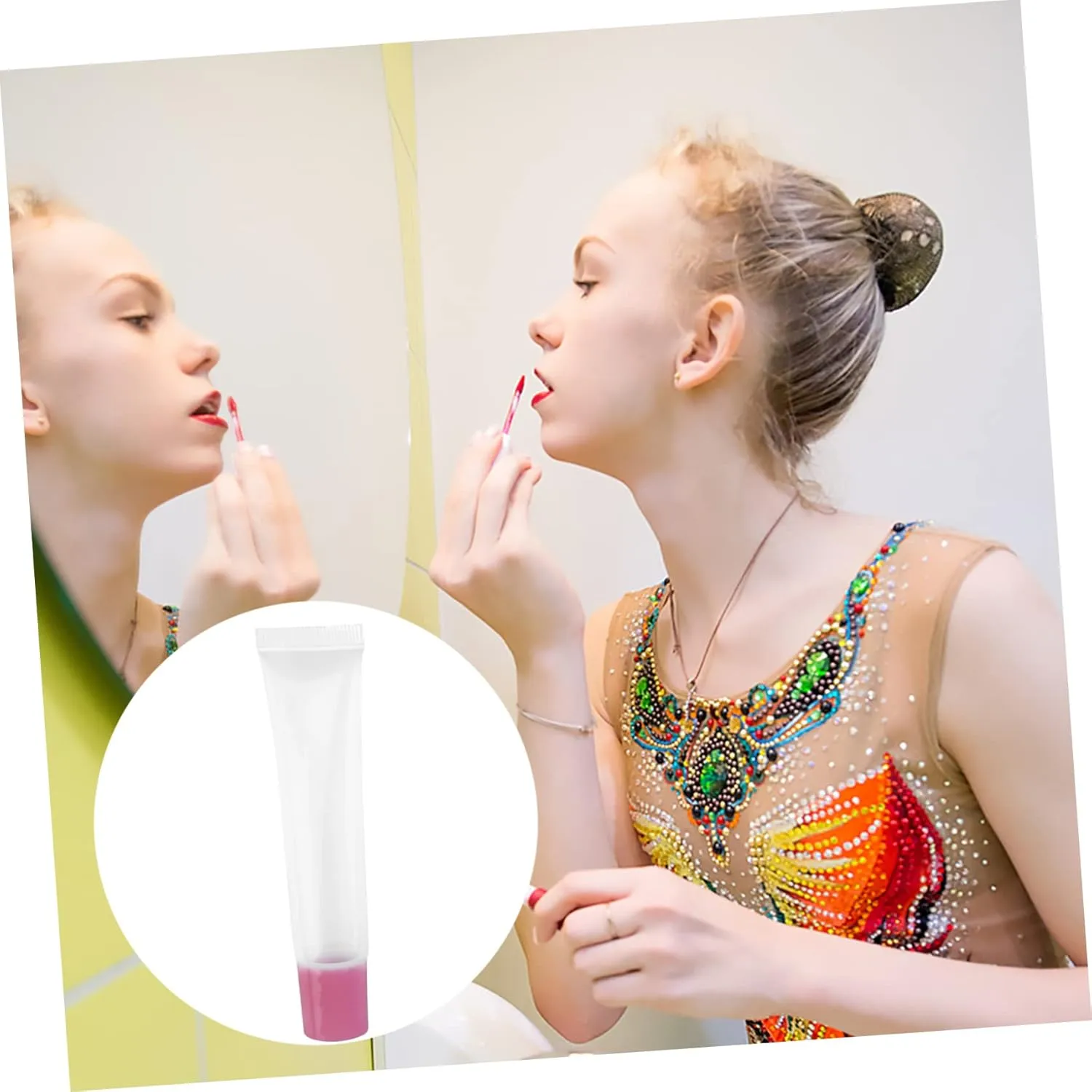 50pcs Lip Gloss Lip Glaze Tube Lip Balm Lip Tint Lipgloss Lip Gloss Wand Tubes Empty Lip Gloss Tubes near Me Clear Lip Cosmetic Container Lip Gloss Squeeze Tube Lip Gloss Bottle