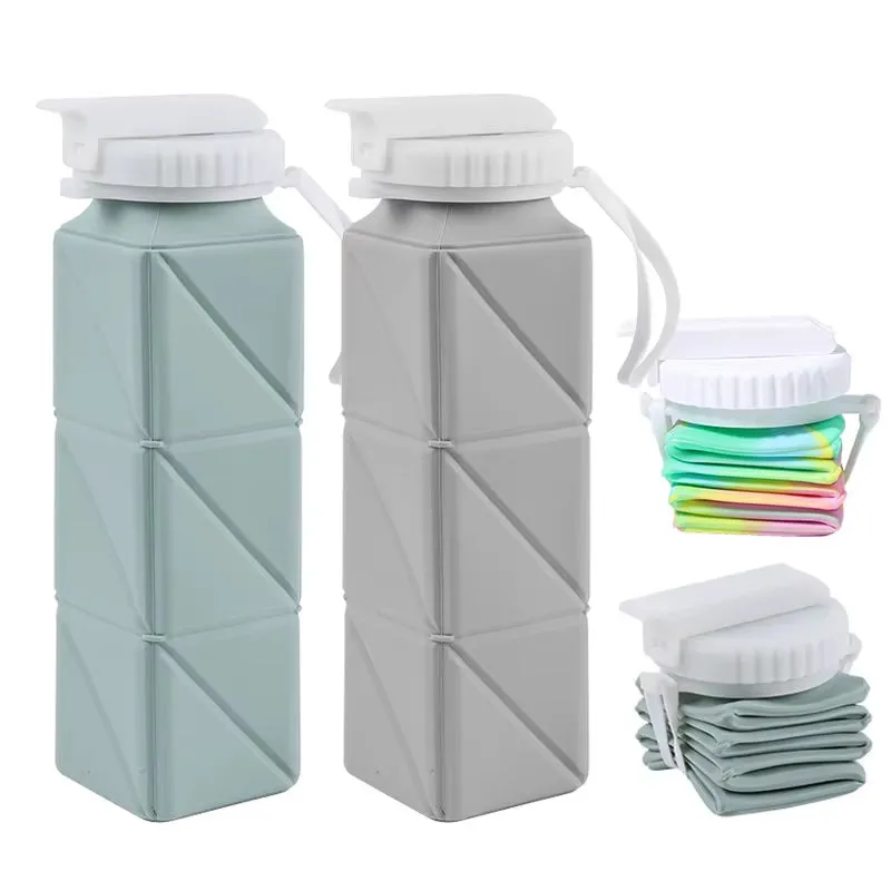 620ml Collapsible Water Bottle - Leakproof & Foldable