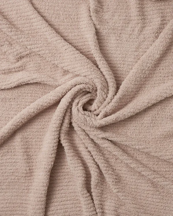 7AM - Ribbed Blanket Fuzzy