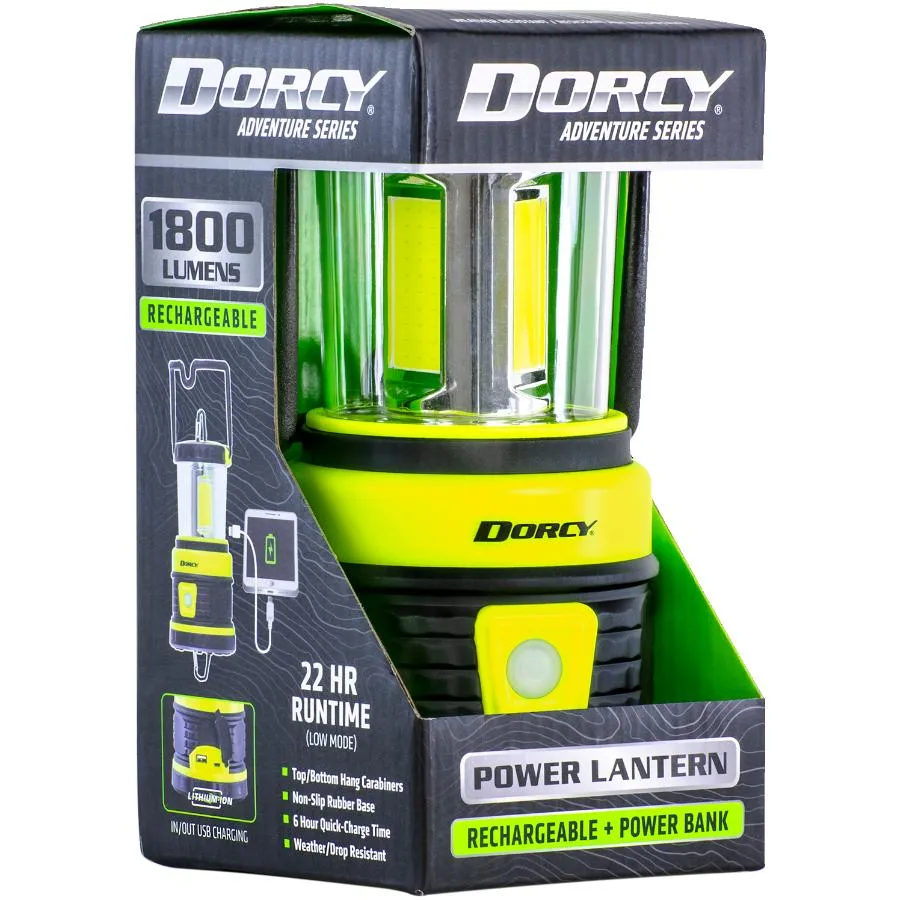 Adventure Series Rechargeable LED Power Lantern with Power Bank