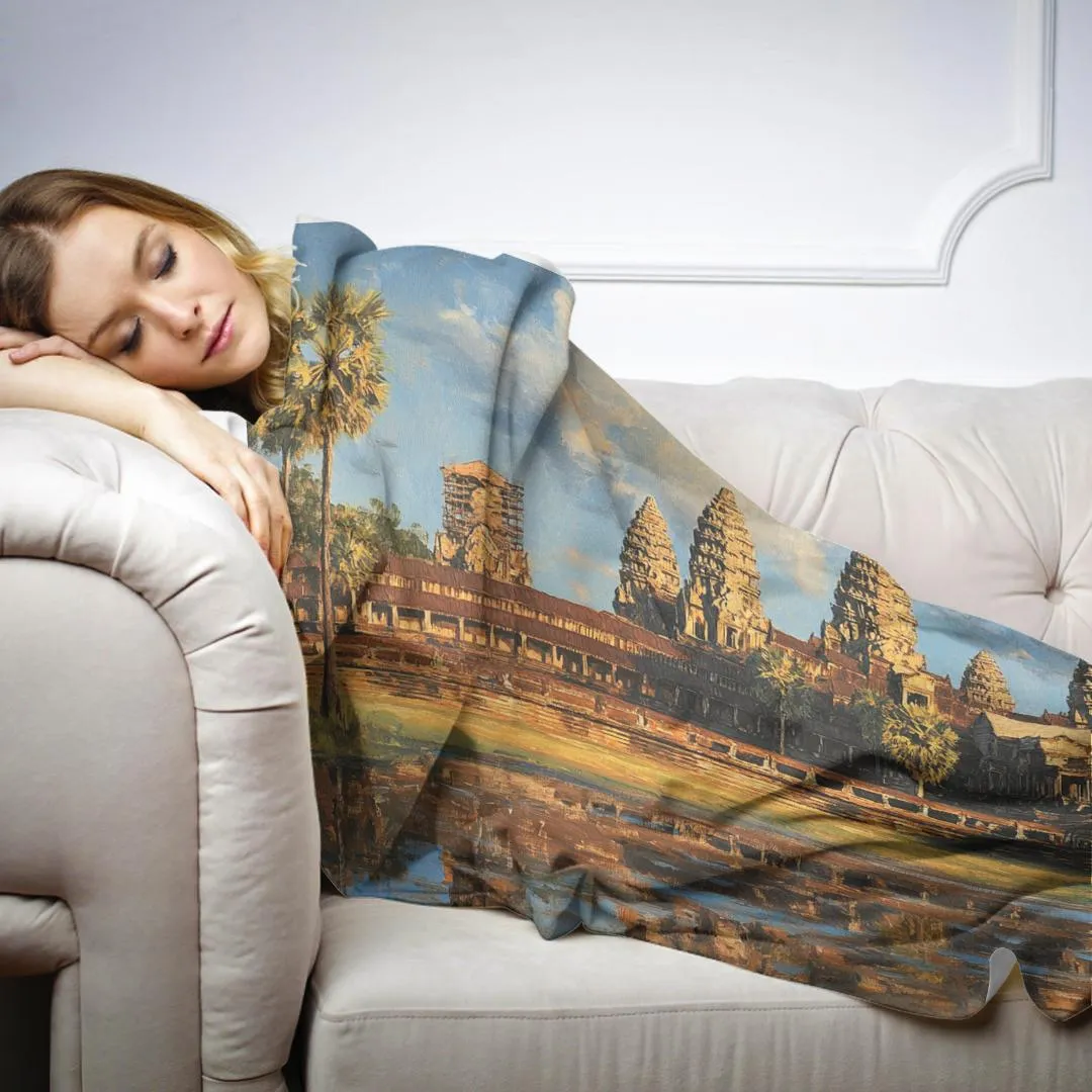 Angkor Dusk Blanket