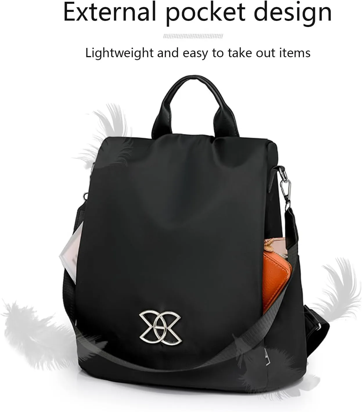 Anti-Theft Large Capacity Backpack, Leisure Shoulder Bag, Antitheft Backpack Crossbody Lightweight Travel,for outdoor leisure (Multicolor)