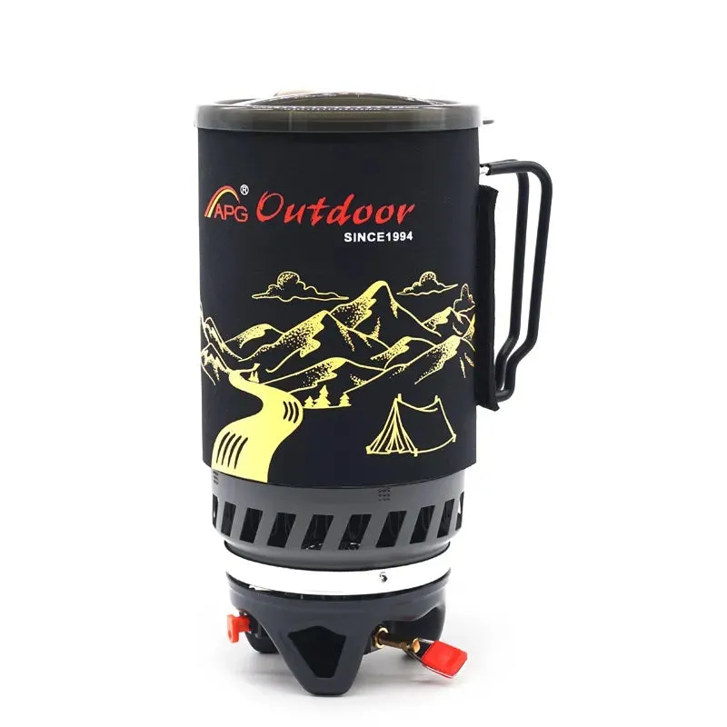 APG 1400ml Camping Gas Stove Fires Cooking System and Portable Gas Burners