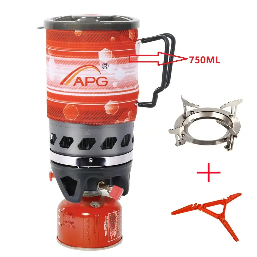 APG 1400ml Camping Gas Stove Fires Cooking System and Portable Gas Burners