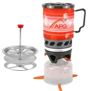 APG Propane Gas Stove Personal Cooking System Portable Outdoor Burners Hiking Camping Equipment