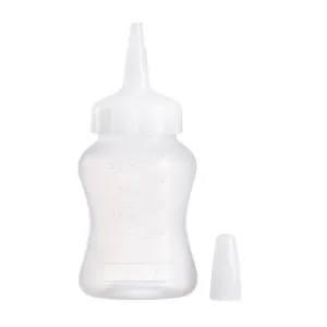 Araven Mini Squeeze Sauce Bottle 90ml White