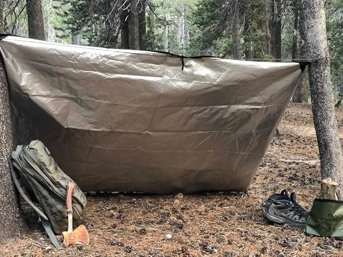 Arcturus Heavy Duty Survival Blanket – Insulated Thermal Reflective Tarp - 60" x 82". All-Weather, Reusable Emergency Blanket for Car or Camping (Blue)