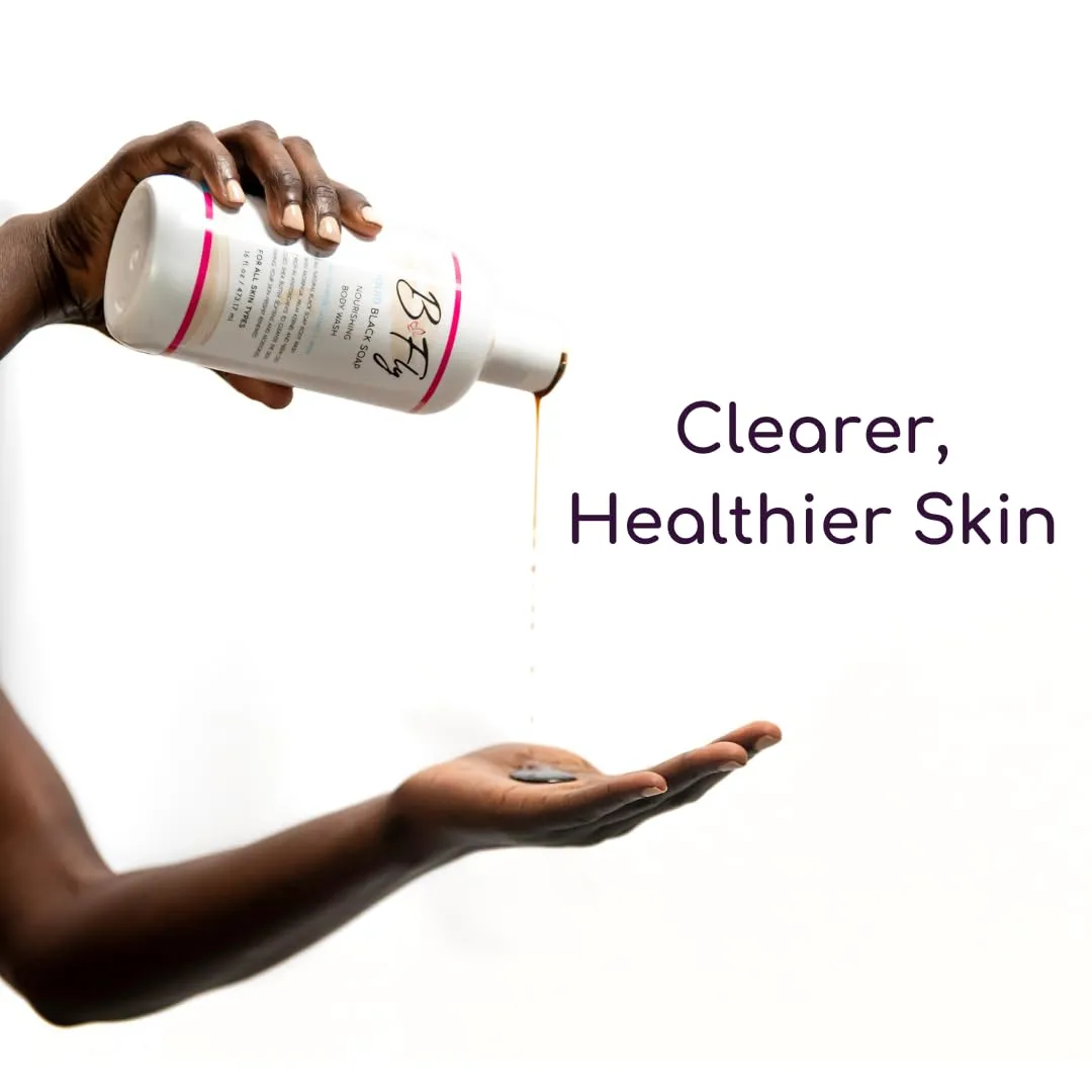 B Fly Black Soap Liquid - Deep Cleansing and Hydrating Body Wash