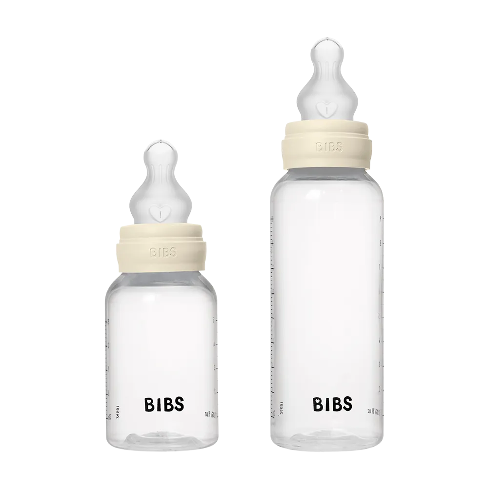 Baby BPA-Free PP Bottle Grow and Flow set 5oz/9oz Silicone - Ivory