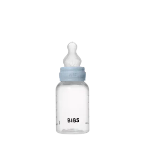 Baby BPA-Free PP Bottle Set 5oz Silicone - Baby Blue