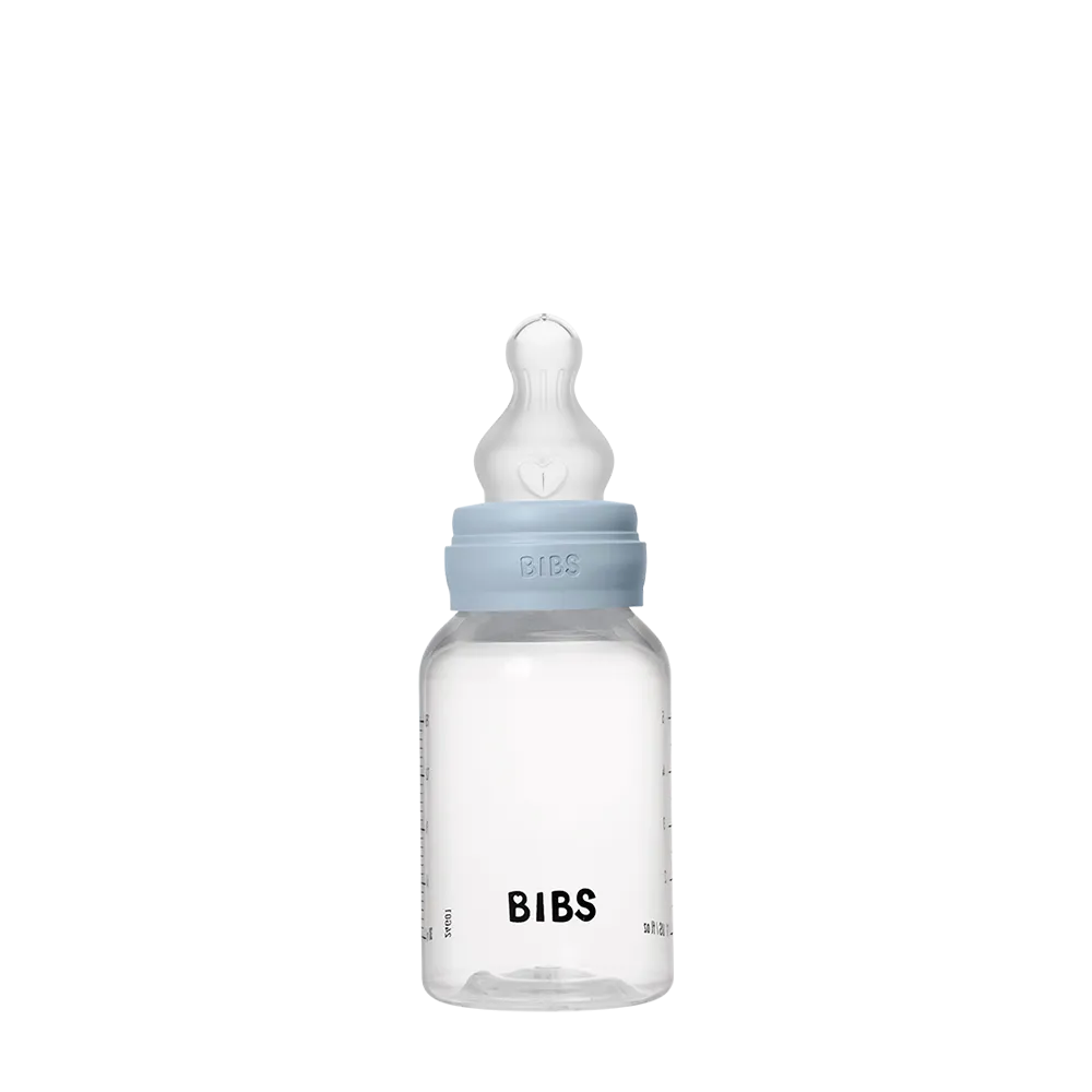 Baby BPA-Free PP Bottle Set 5oz Silicone - Baby Blue