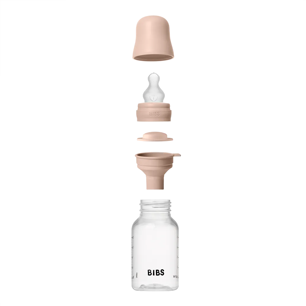 Baby BPA-Free PP Bottle Set 5oz Silicone - Blush