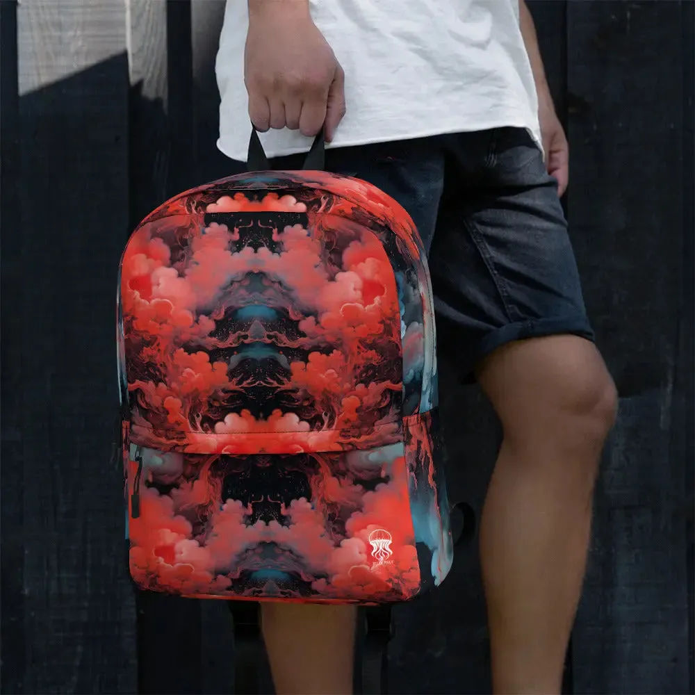 Backpack - Ethereal Crimson Flow - Dark