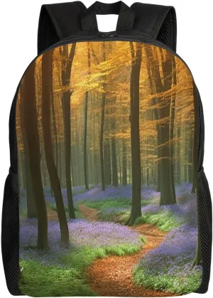 Backpack Travel Laptop Backpack For Men Women Lightweight Rucksack Temperate Forests Casual Daypack