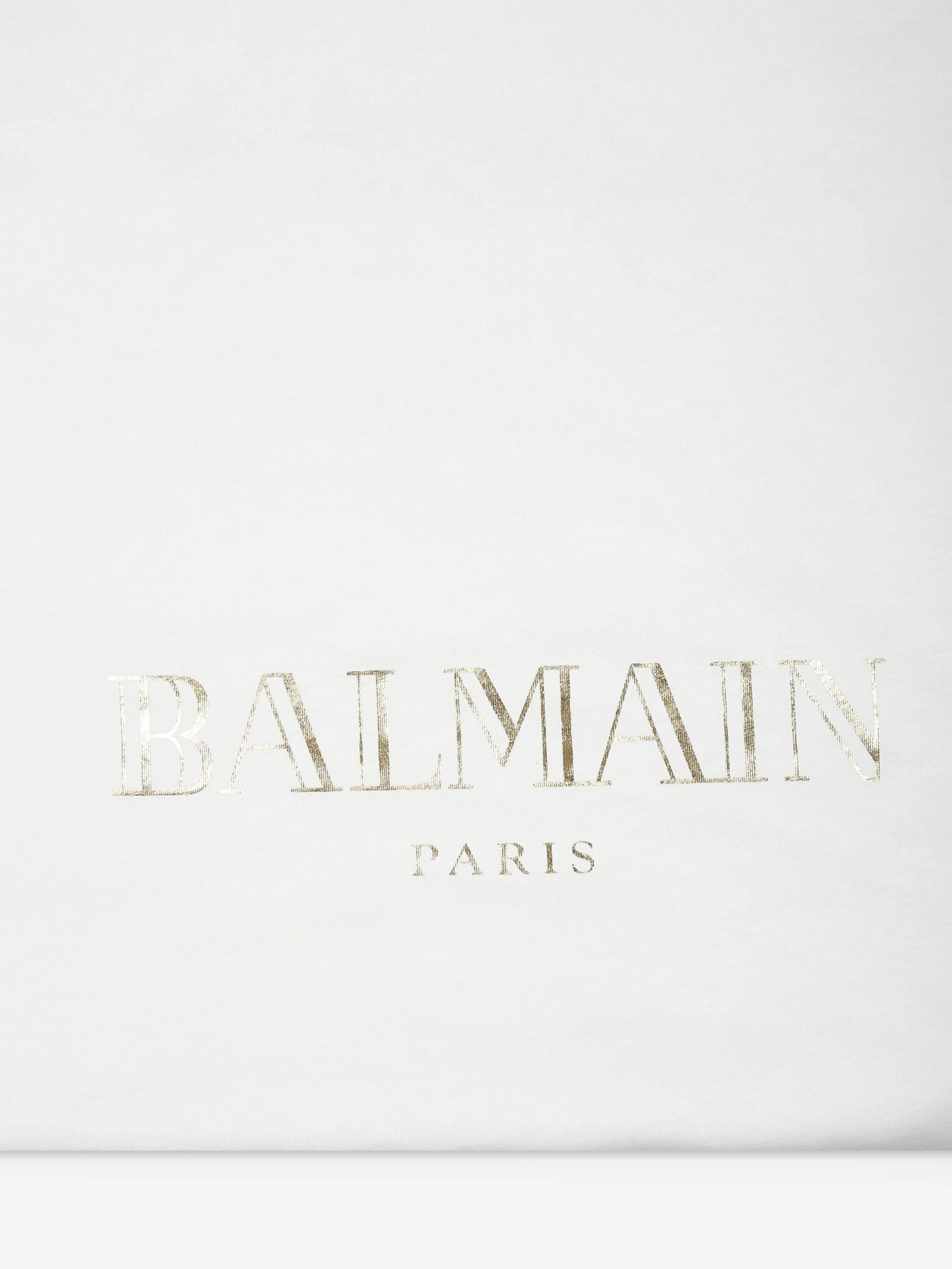 Balmain Baby Paris Logo Blanket in Ivory