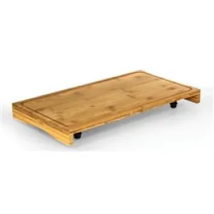 Bamboo Stove Top Work Surface For 2 Burner