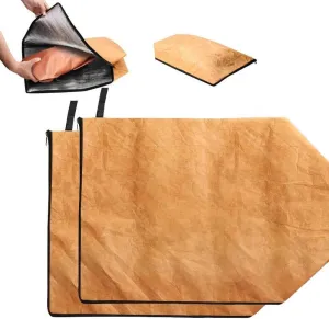 BBQ Blanket for Resting Meat, Reusable Insulated Meat Blanket with Zipper, Foldable and Lightweight BBQ Bag for Outdoor Grilling, Smoking, and Keeping Meat Tender and Juicy (BBQ Bag, 1)