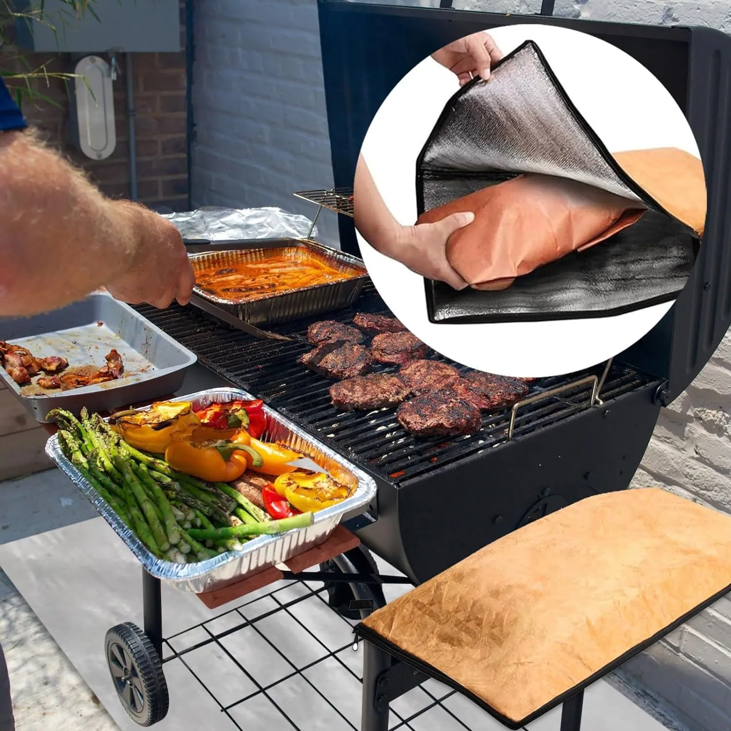 BBQ Blanket Meat Insulated Resting Bag