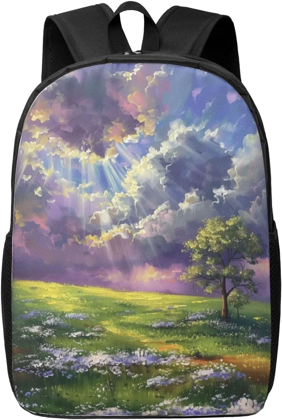 Beautiful landscape print Lightweight Casual Travel Backpack with Laptop Compartments for Women men