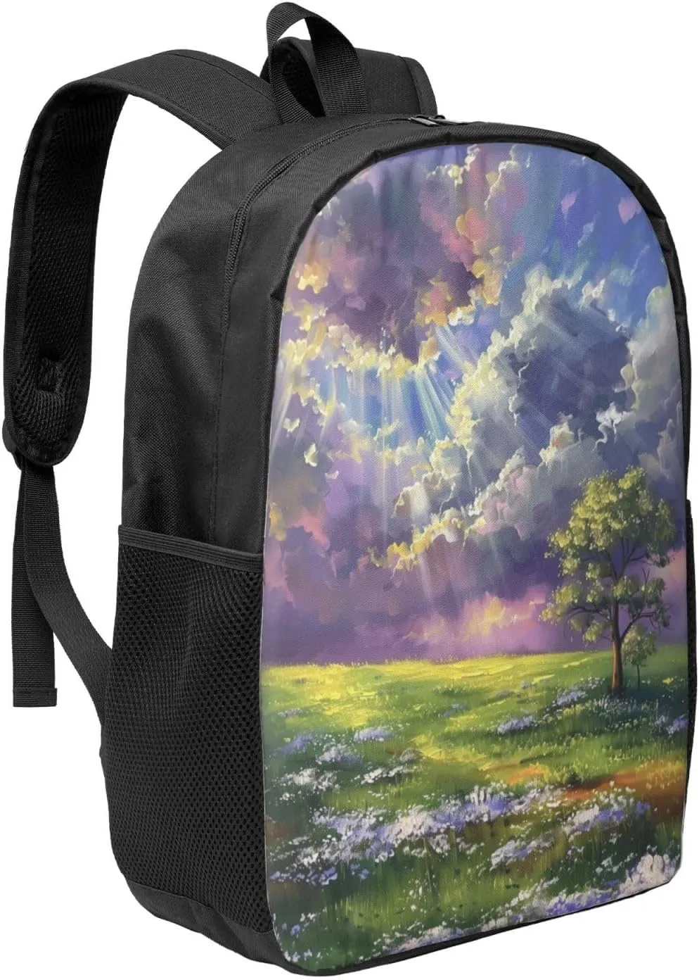 Beautiful landscape print Lightweight Casual Travel Backpack with Laptop Compartments for Women men