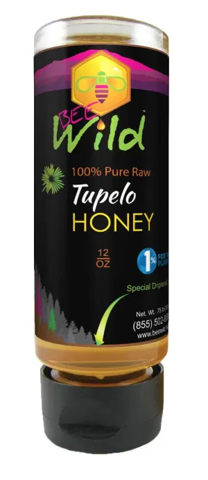 Bee Wild 100% Pure & Raw Honey - Tupelo 12 ounce