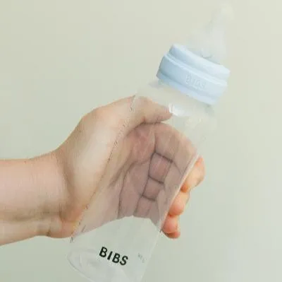 BIBS BPA-Free PP Baby Bottle Round Silicone 1 pack 150 ml Slow Flow Blush (Min. of 2 PK , multiples of 2 PK)