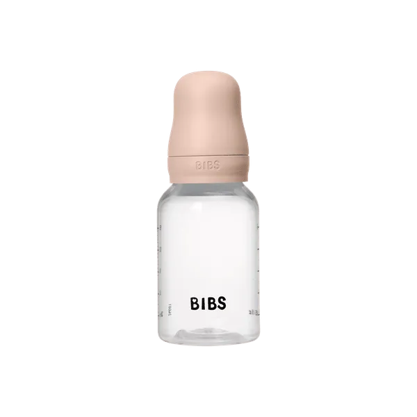 BIBS BPA-Free PP Baby Bottle Round Silicone 1 pack 150 ml Slow Flow Blush (Min. of 2 PK , multiples of 2 PK)