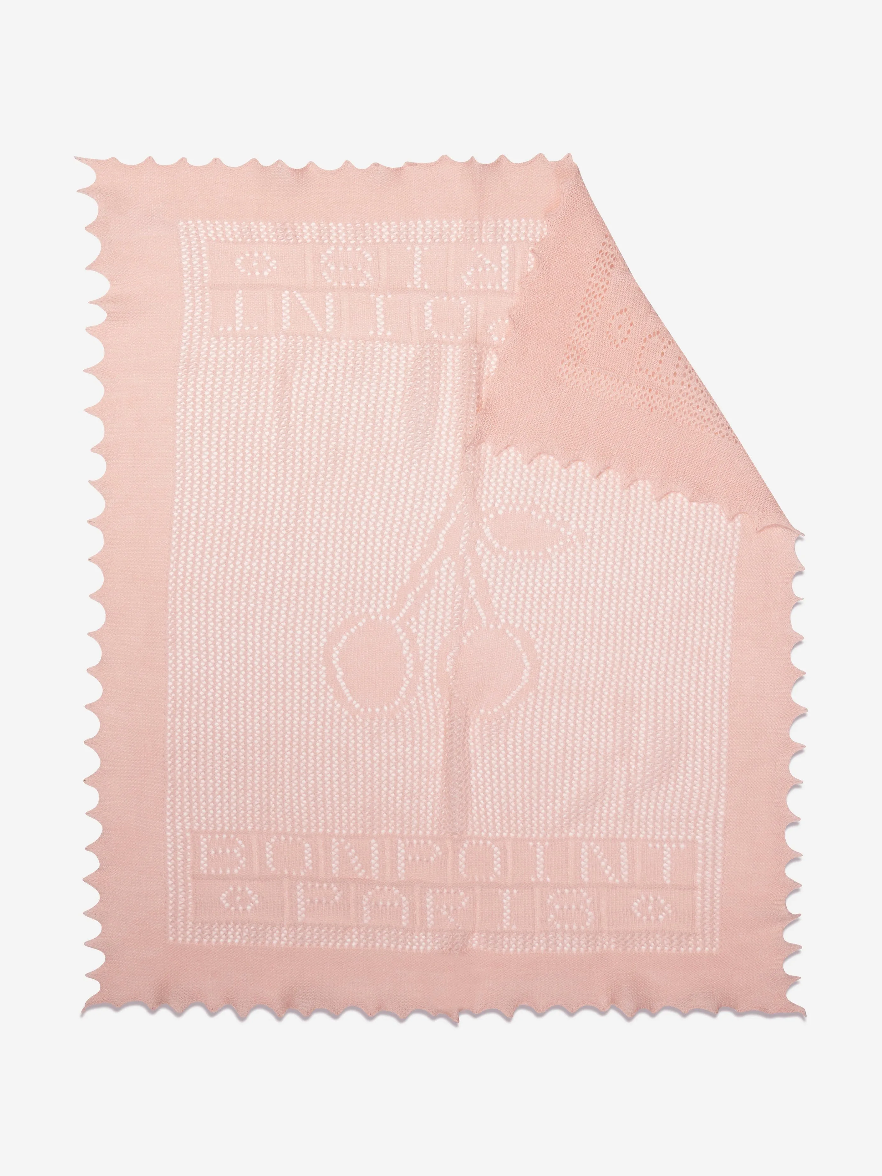 Bonpoint Baby Girls Cotton and Wool Blanket in Pink (85cm)