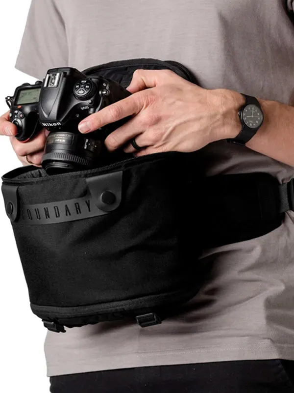 Boundary Supply Prima System Modular Travel Backpack in Obsidian Black 2.0 Color