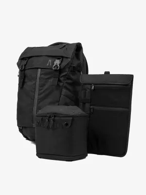 Boundary Supply Prima System Modular Travel Backpack in Obsidian Black 2.0 Color