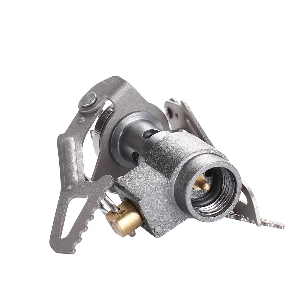 BRS-3000T  Titanium Mini Camping Gas Burners 25g 2700W One-Piece Pocket Stove Outdooor Hiking Folding Cooking Furnace Portable