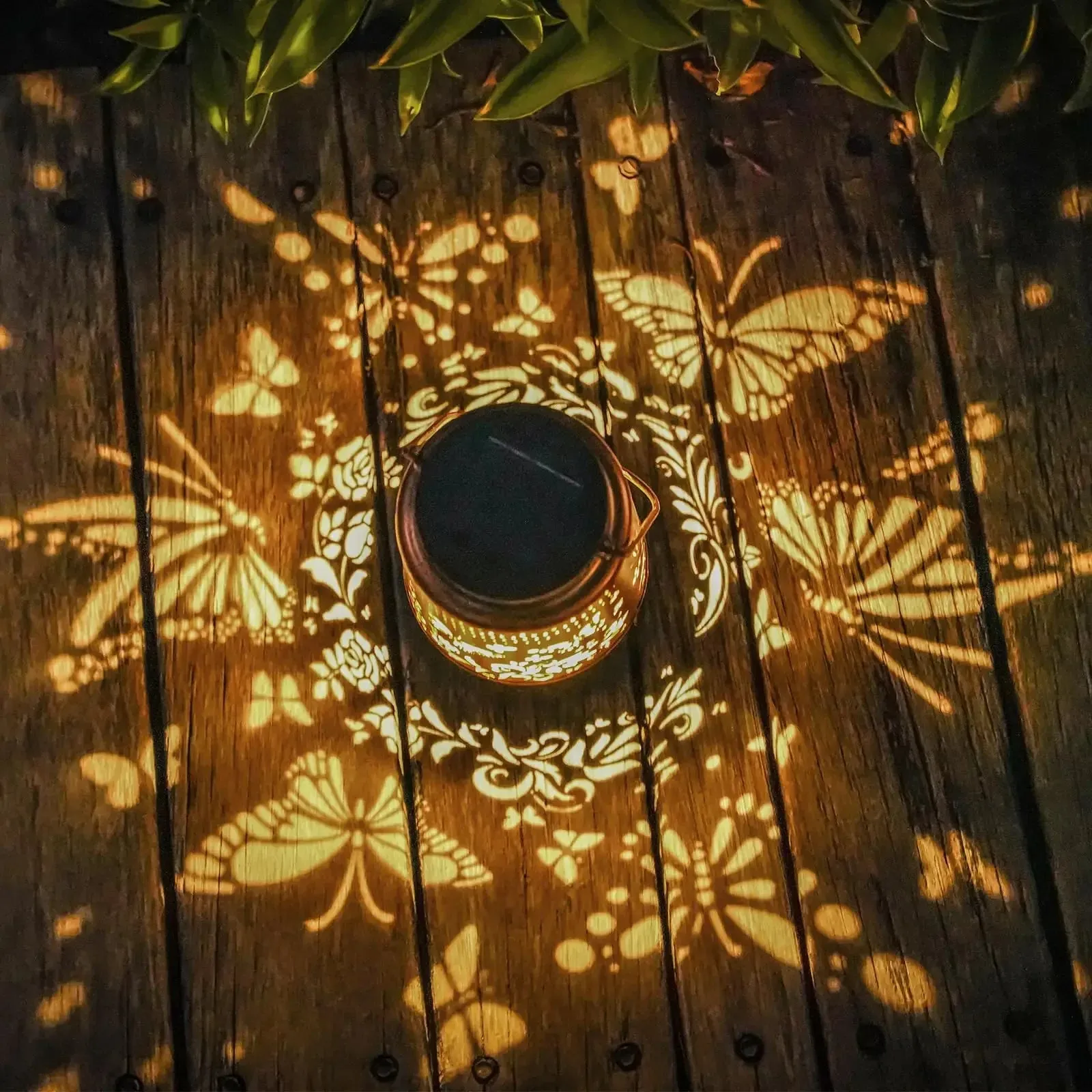 Butterfly Solar Garden Lantern
