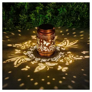 Butterfly Solar Garden Lantern