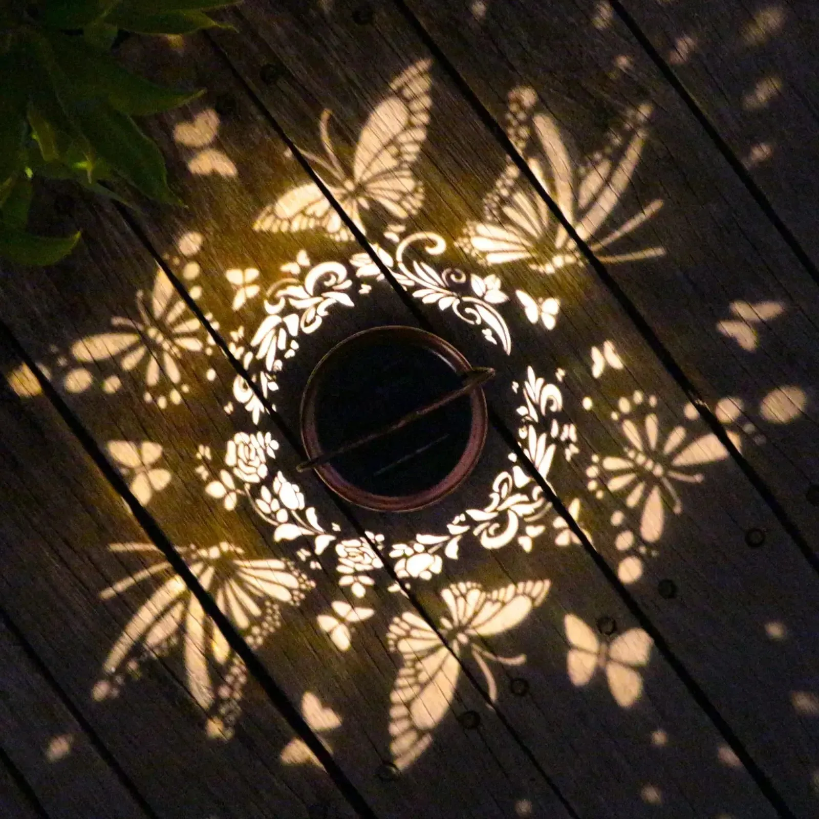 Butterfly Solar Garden Lantern