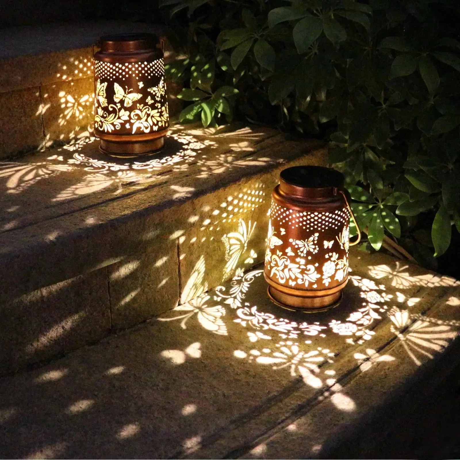 Butterfly Solar Garden Lantern
