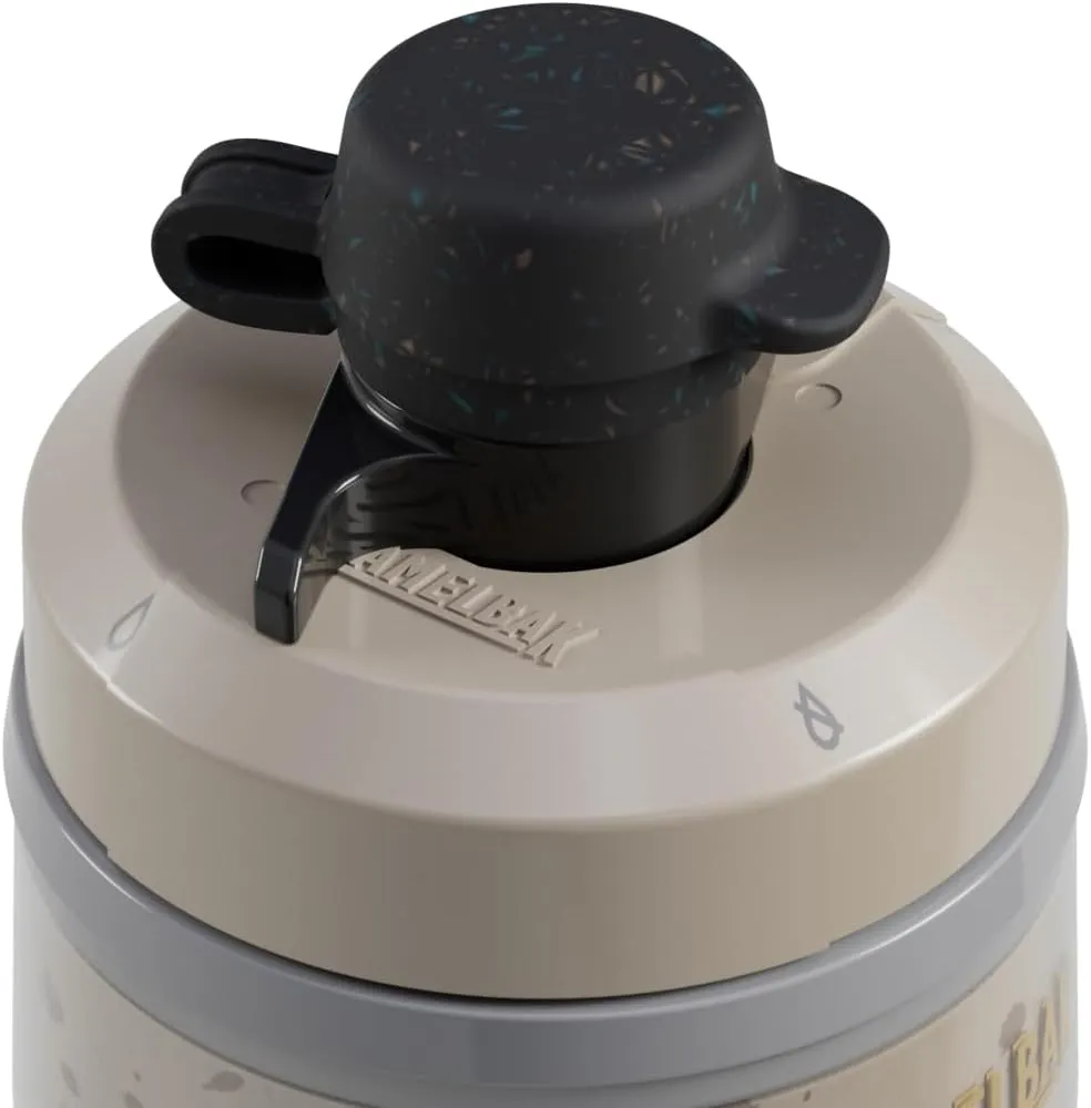 CamelBak Podium Dirt Series Chill Insulated Mountain Bike Squeeze Water Bottle Stone, 21oz