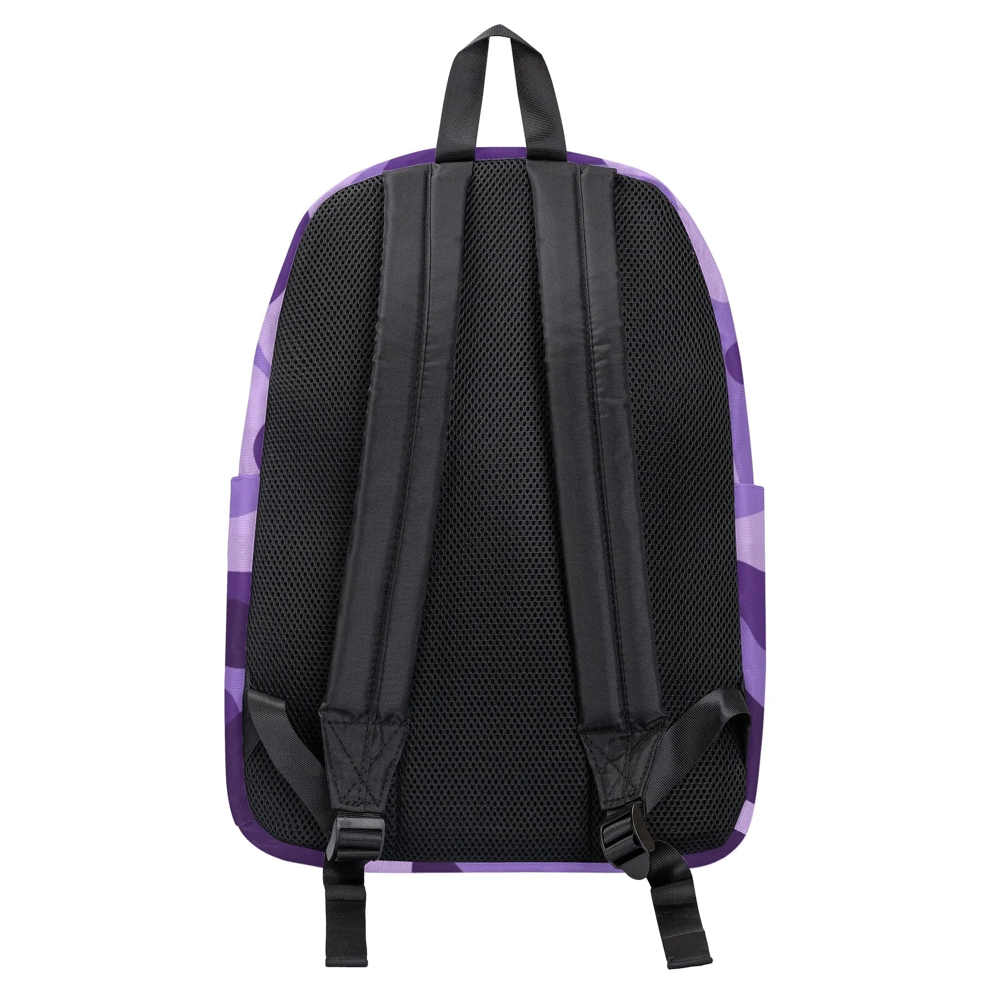 Camo Backpack | Purple, Blue and Mauve Camouflage Style
