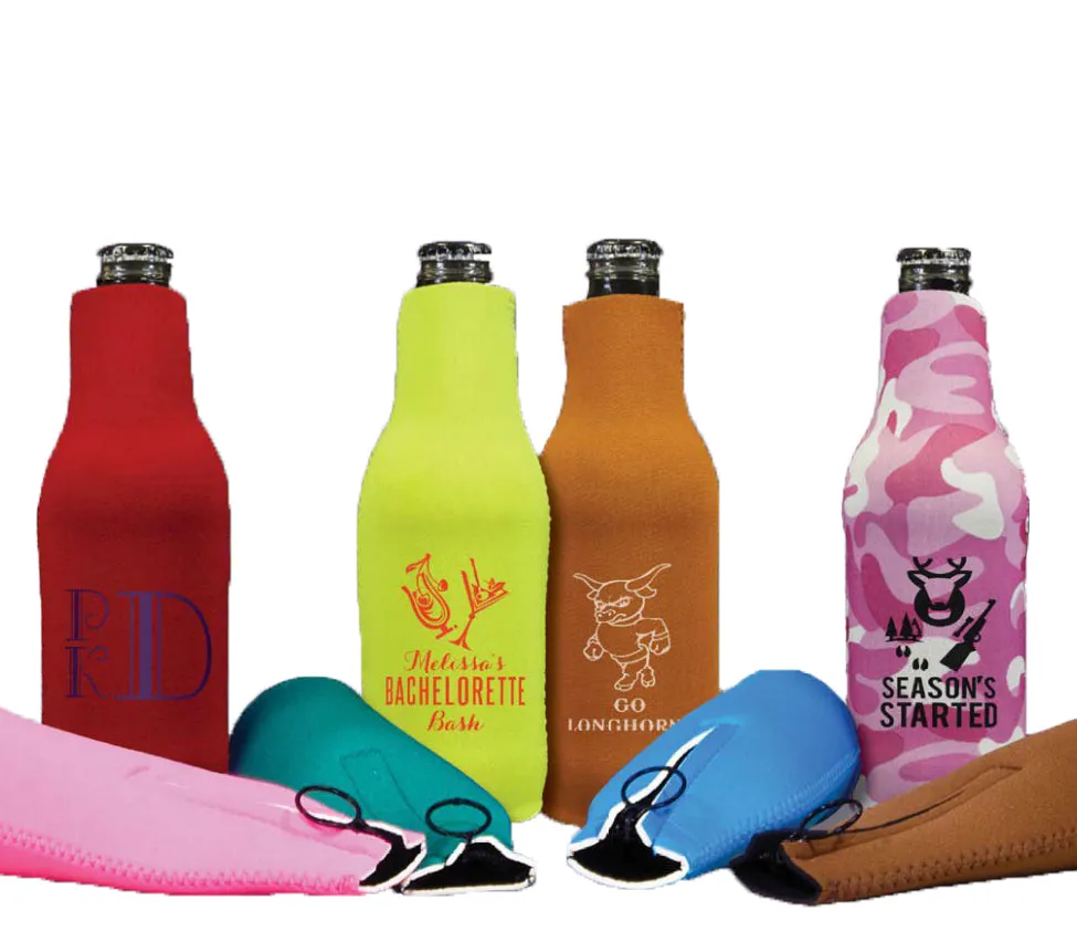 Camouflage Beer Bottle Koozie Huggie Cooler