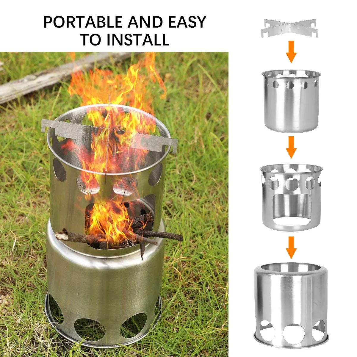 Camping Cookware - 14 Pieces
